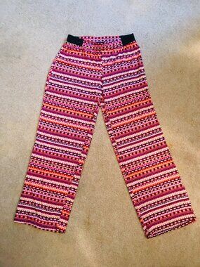 Donna Moore Pants Multi Color Palizzo Size M